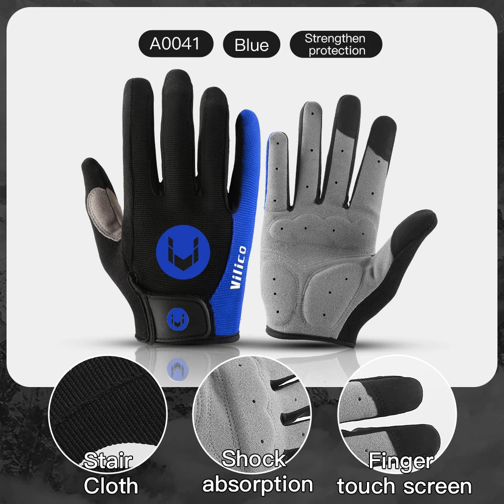 Nordcrest MTB Cycling Gloves – Shockproof Breathable Touchscreen