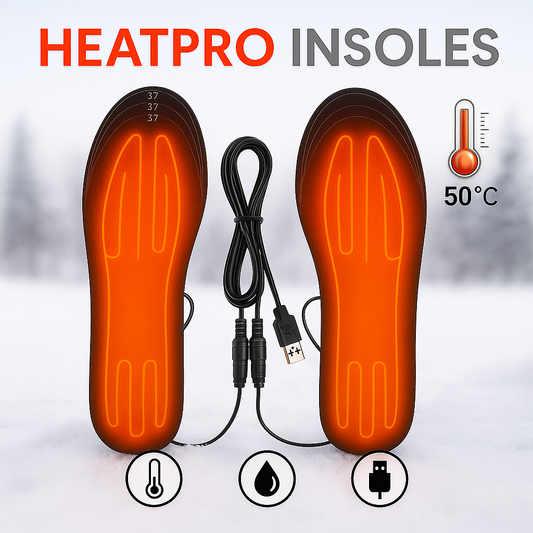 Nordcrest HeatPro Heated Insoles – Rechargeable Foot Warmers for Boots & Shoes