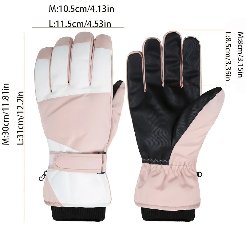 Nordcrest All-Mountain Ski Gloves – Waterproof Windproof Touchscreen
