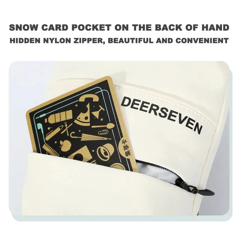 Nordcrest Winter Ski Mittens – Waterproof Fleece Touchscreen