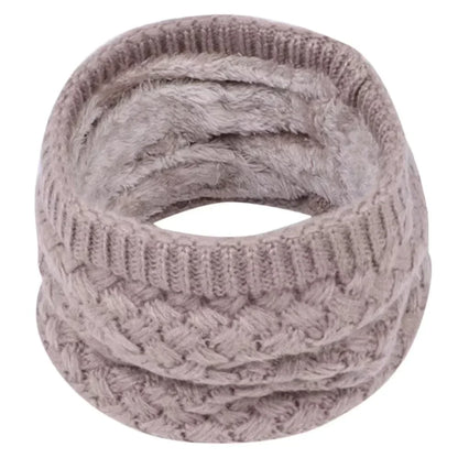 Nordcrest Thick Knit Ring Scarf – Winter Loop Neck Warmer