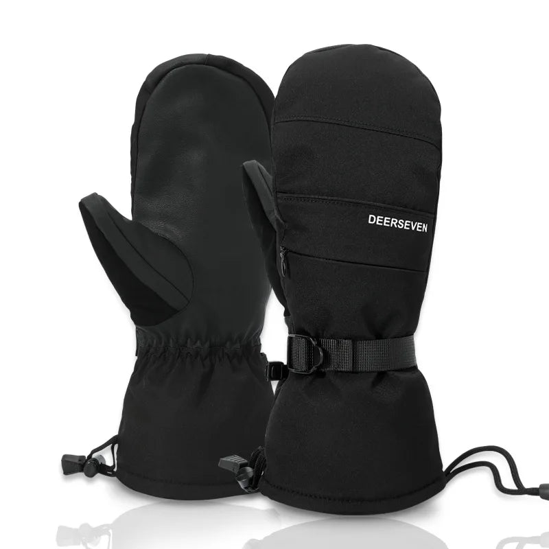 Nordcrest Winter Ski Mittens – Waterproof Fleece Touchscreen