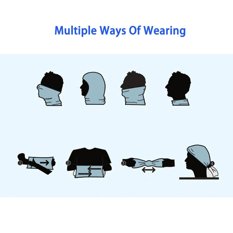 Nordcrest Windproof Bandana Neck Gaiter – Winter Cycling & Motorcycle