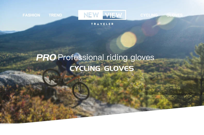 Nordcrest MTB Cycling Gloves – Shockproof Breathable Touchscreen