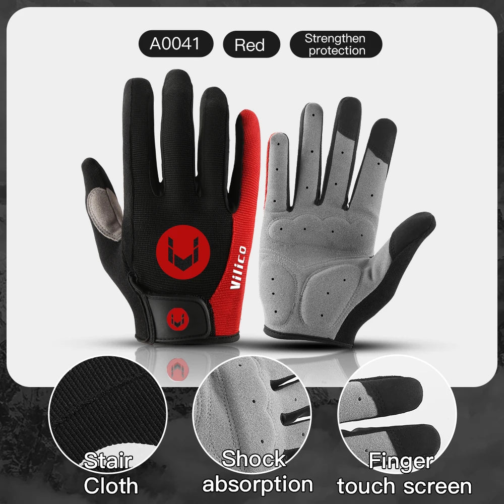 Nordcrest MTB Cycling Gloves – Shockproof Breathable Touchscreen
