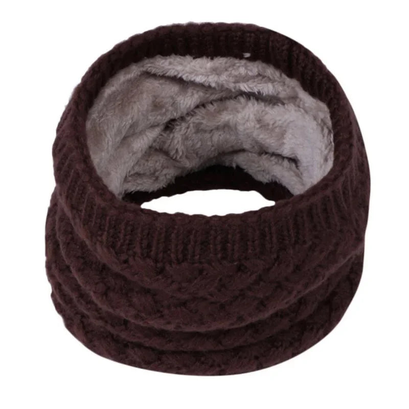 Nordcrest Thick Knit Ring Scarf – Winter Loop Neck Warmer