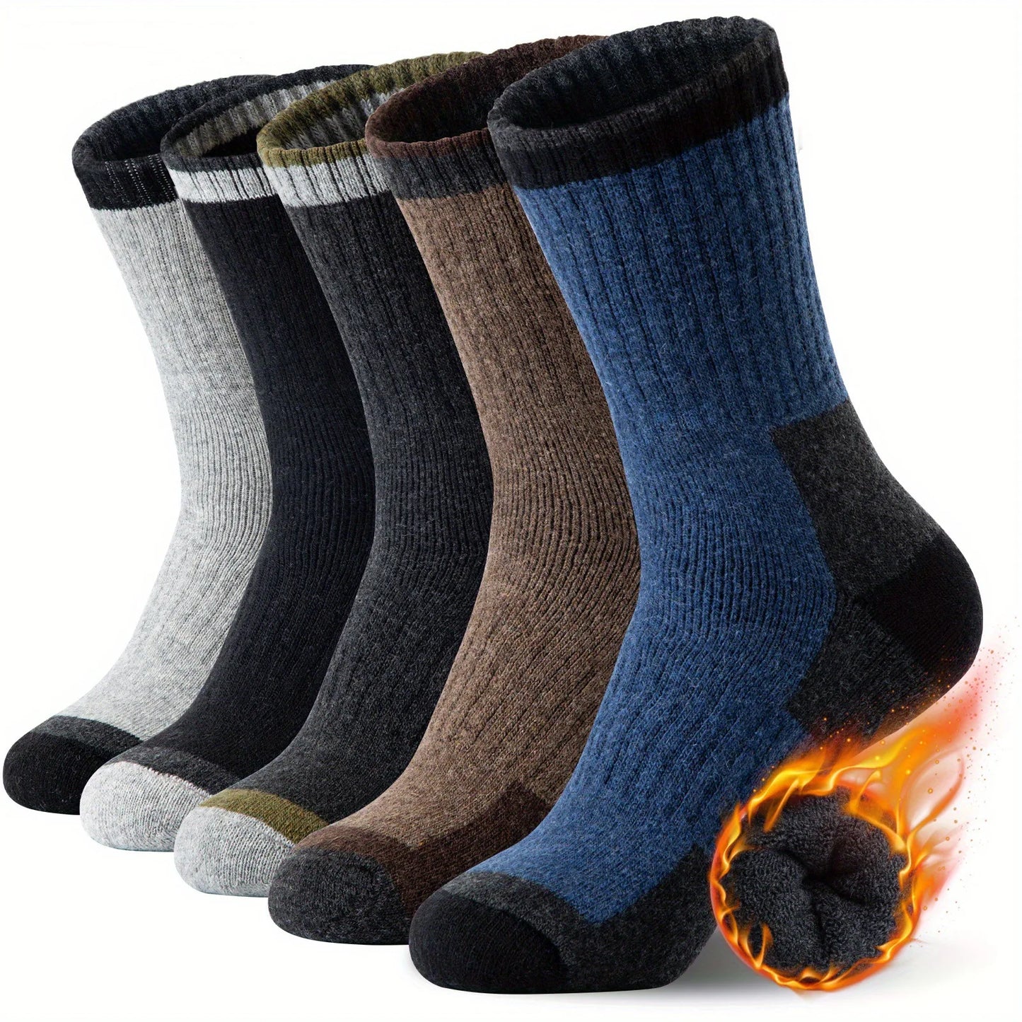 Nordcrest Merino Wool Hiking Socks – Thick Thermal Winter