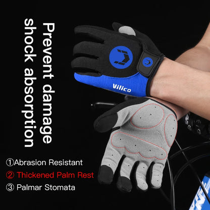 Nordcrest MTB Cycling Gloves – Shockproof Breathable Touchscreen