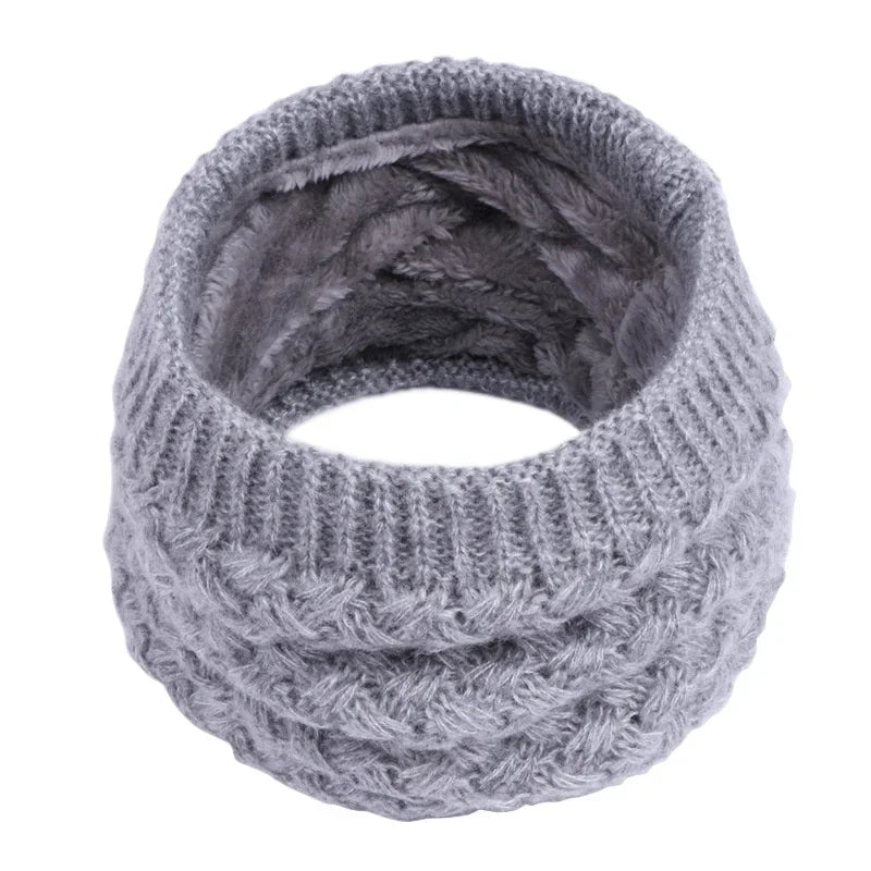 Nordcrest Thick Knit Ring Scarf – Winter Loop Neck Warmer