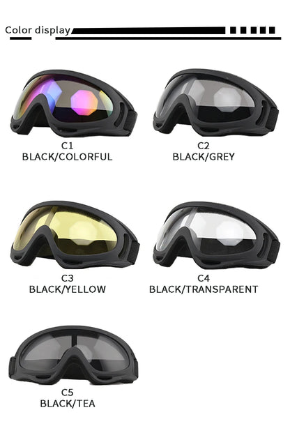 Nordcrest Motocross & Ski Goggles – Windproof UV Protective