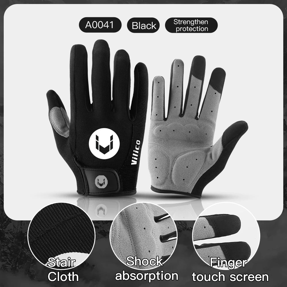 Nordcrest MTB Cycling Gloves – Shockproof Breathable Touchscreen