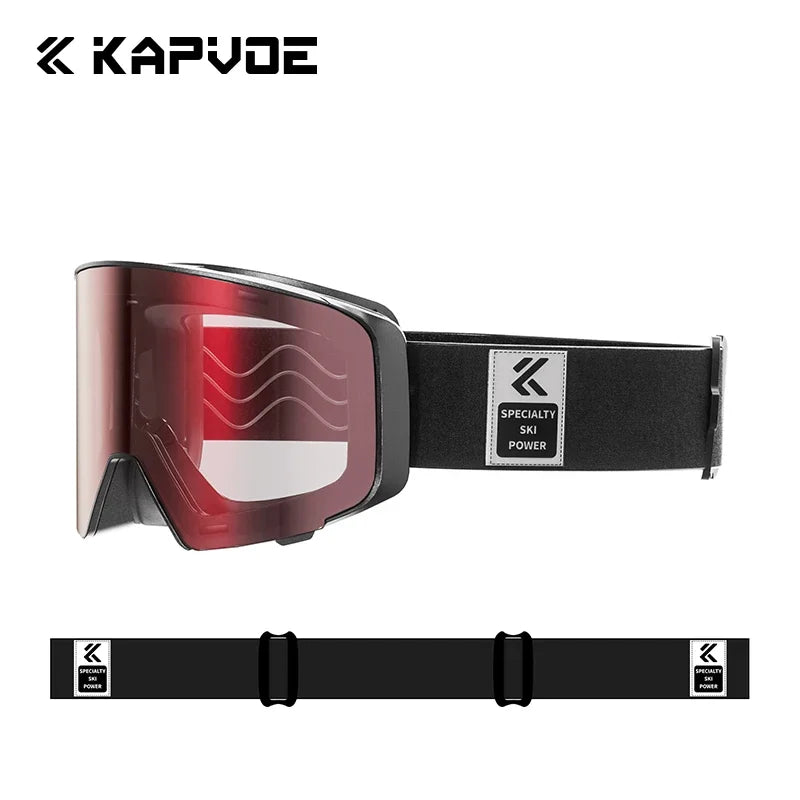 Nordcrest Photochromic Snow Goggles – Magnetic Flip Anti-Fog