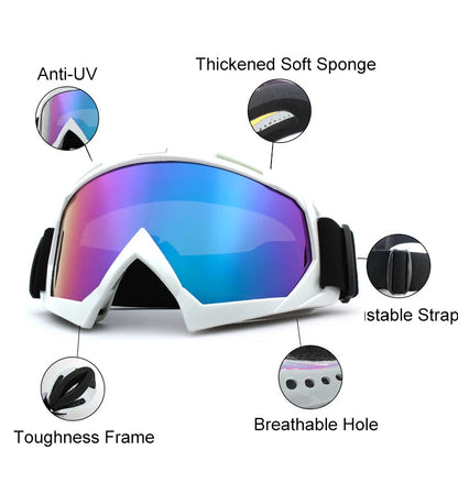 Nordcrest Anti-Fog Ski Goggles – Windproof Snow & Motorcycle