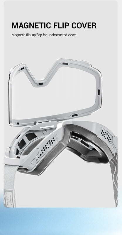Nordcrest Photochromic Snow Goggles – Magnetic Flip Anti-Fog
