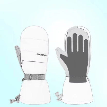 Nordcrest Winter Ski Mittens – Waterproof Fleece Touchscreen