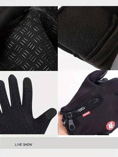 Nordcrest Touchscreen Winter Gloves – Warm Windproof Non-Slip
