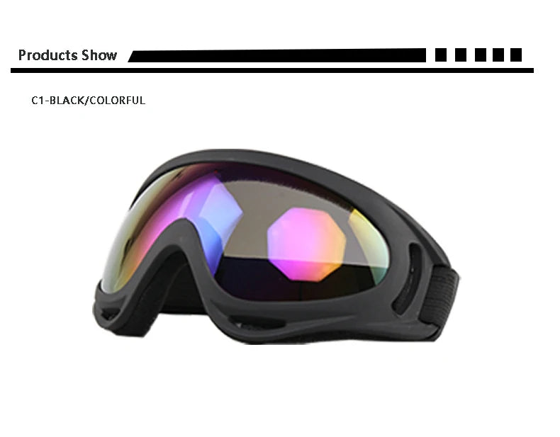 Nordcrest Motocross & Ski Goggles – Windproof UV Protective