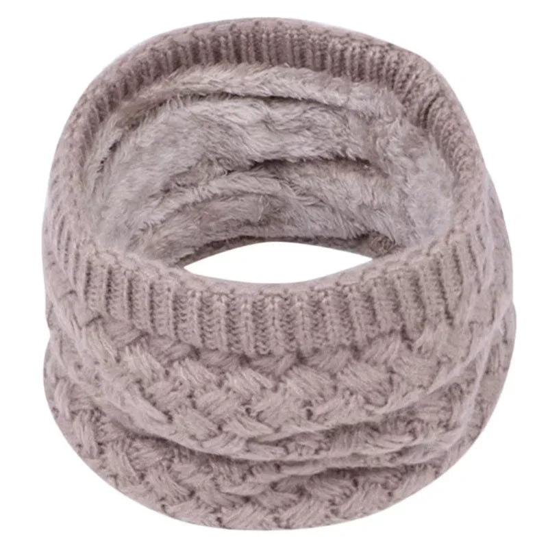 Nordcrest Thick Knit Ring Scarf – Winter Loop Neck Warmer