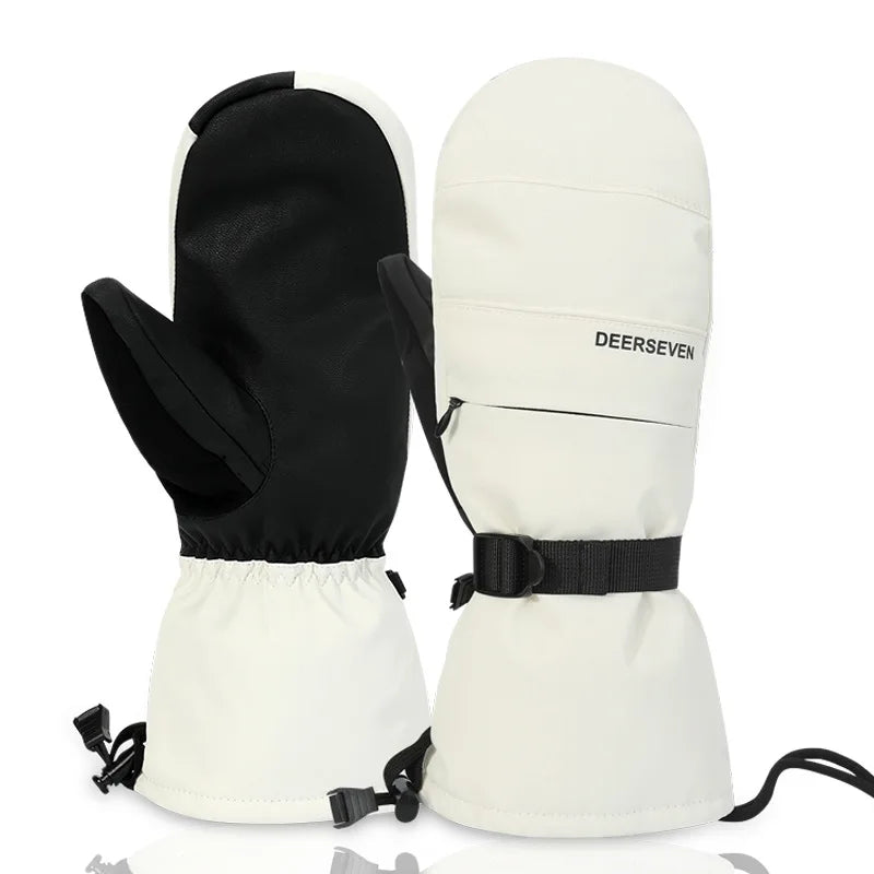 Nordcrest Winter Ski Mittens – Waterproof Fleece Touchscreen