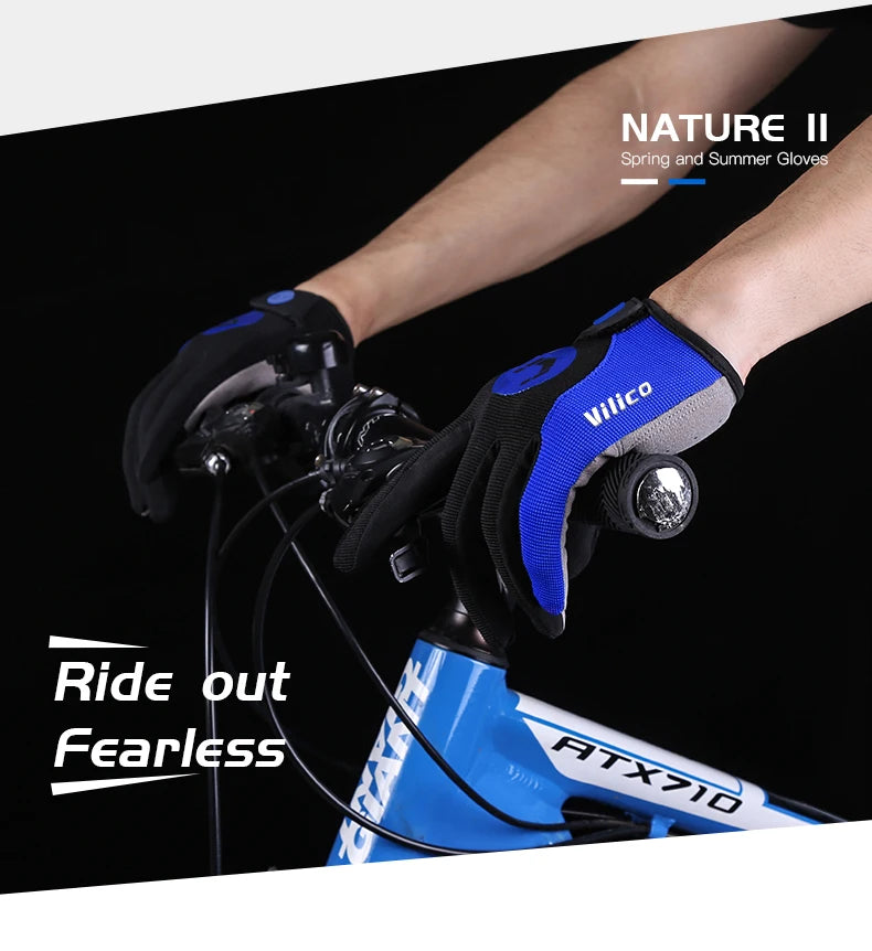 Nordcrest MTB Cycling Gloves – Shockproof Breathable Touchscreen