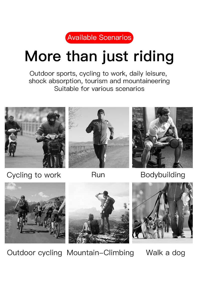 Nordcrest MTB Cycling Gloves – Shockproof Breathable Touchscreen