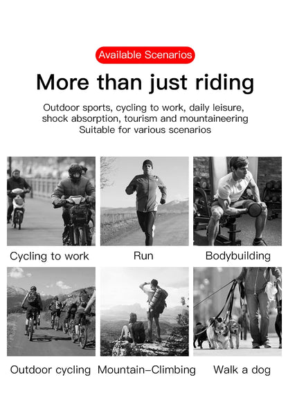 Nordcrest MTB Cycling Gloves – Shockproof Breathable Touchscreen