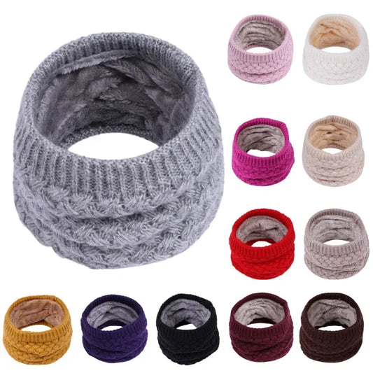 Nordcrest Thick Knit Ring Scarf – Winter Loop Neck Warmer