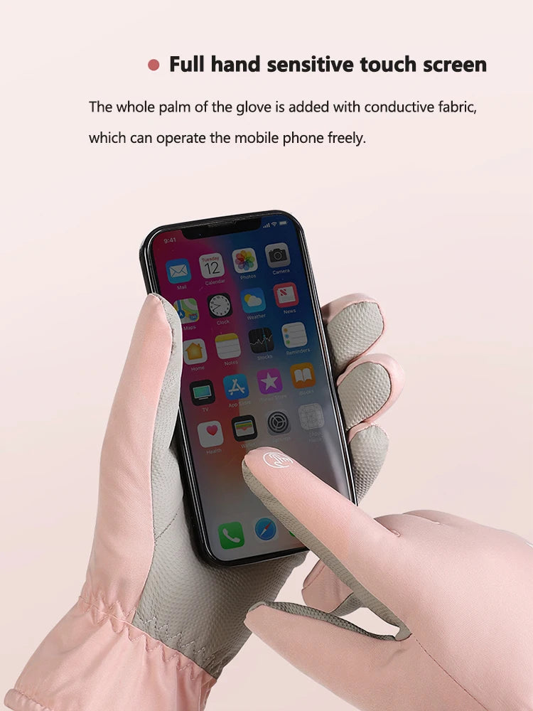 Nordcrest Couples Ski Gloves – Thick Thermal Waterproof Touchscreen