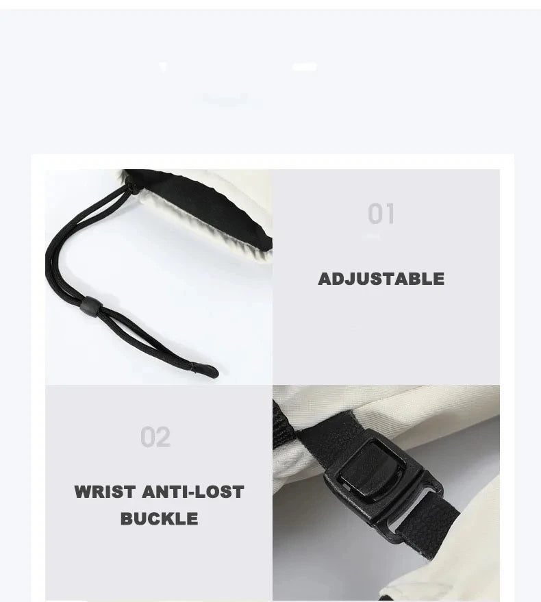 Nordcrest Winter Ski Mittens – Waterproof Fleece Touchscreen