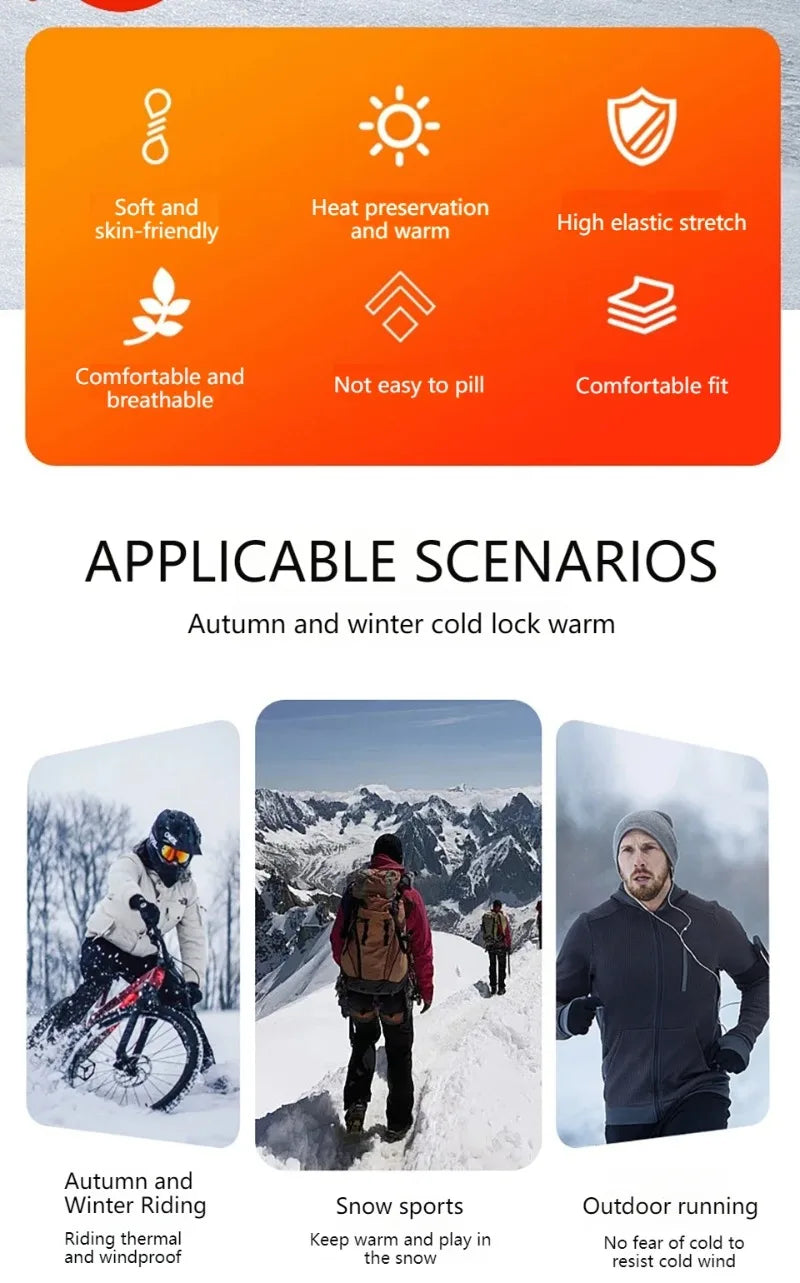 Nordcrest Winter Neck Gaiter – Windproof Half Face Mask Scarf