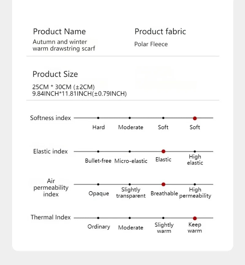 Nordcrest Winter Neck Gaiter – Windproof Half Face Mask Scarf