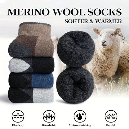 Nordcrest Merino Wool Hiking Socks – Thick Thermal Winter