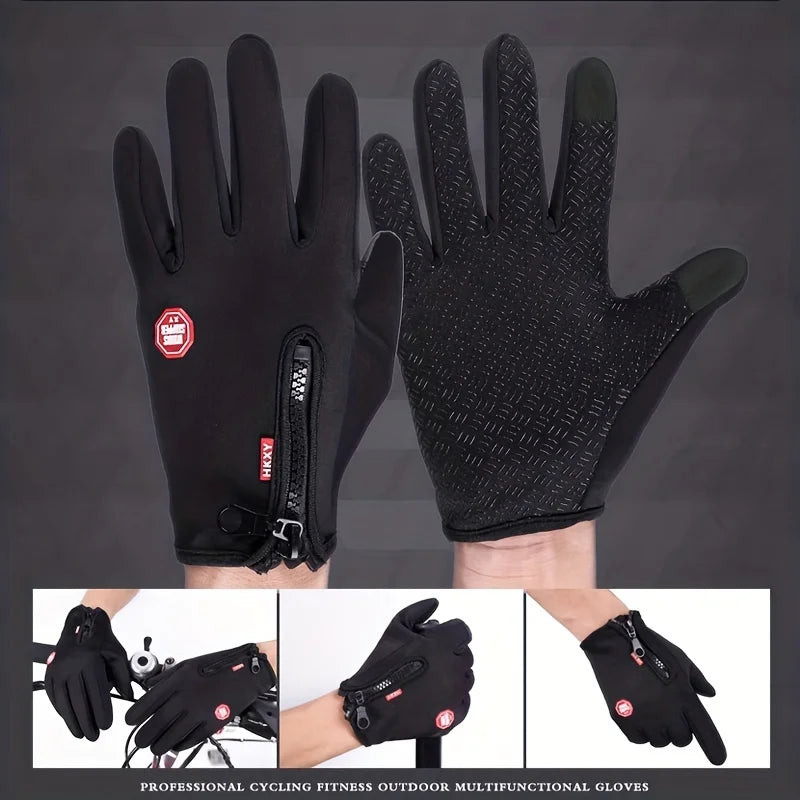 Nordcrest Touchscreen Winter Gloves – Warm Windproof Non-Slip