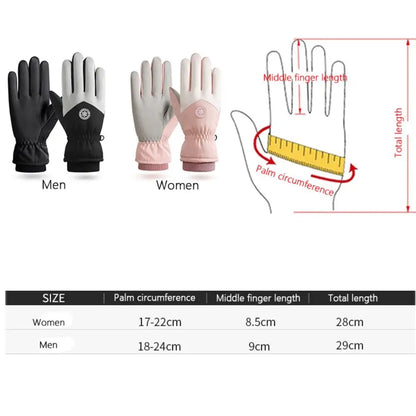 Nordcrest Couples Ski Gloves – Thick Thermal Waterproof Touchscreen