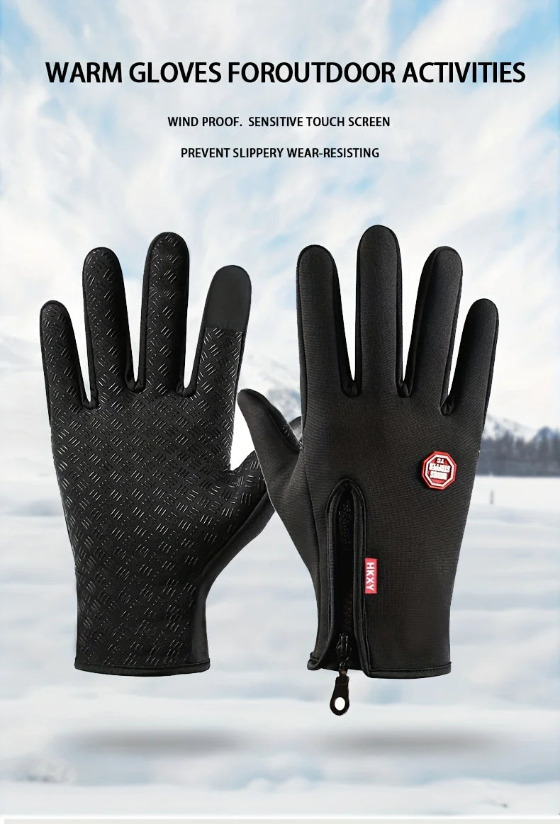 Nordcrest Touchscreen Winter Gloves – Warm Windproof Non-Slip