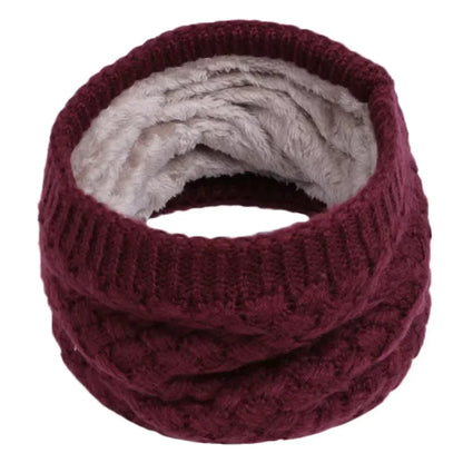 Nordcrest Thick Knit Ring Scarf – Winter Loop Neck Warmer