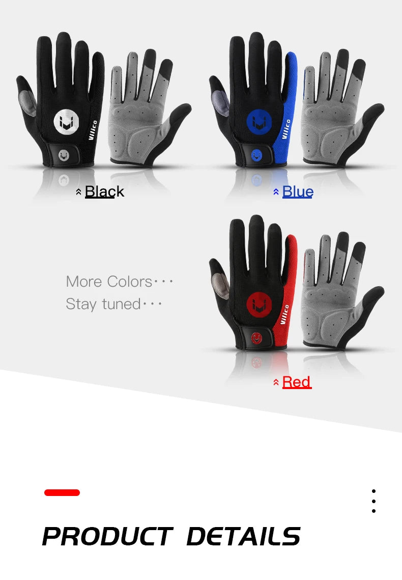 Nordcrest MTB Cycling Gloves – Shockproof Breathable Touchscreen